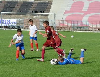 Selecţie amplă la grupele de copii de la Centrul de Juniori de la FC Bihor
